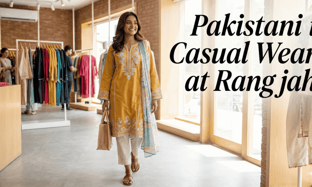 Discover Pakistani Casual Wear at Rang Jah with Latest Casual Fashion Trends Pakistani Casual Wear