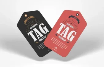 Custom Folded Tags for Professional Product Look Custom Folded Tags