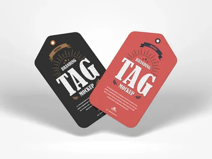 Custom Folded Tags for Professional Product Look Custom Folded Tags