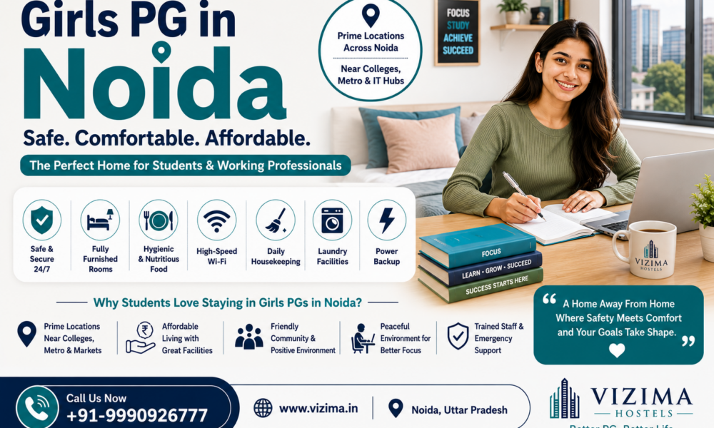 Girls PG in Noida: The Complete Guide to Safe & Comfortable Girls PG in-Noida