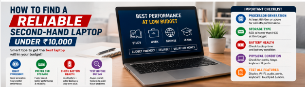 How to Find a Reliable Second Hand Laptop Under 10,000