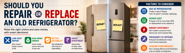 Should You Repair or Replace an Old Refrigerator?