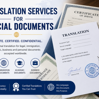 Translation Services for official Documents