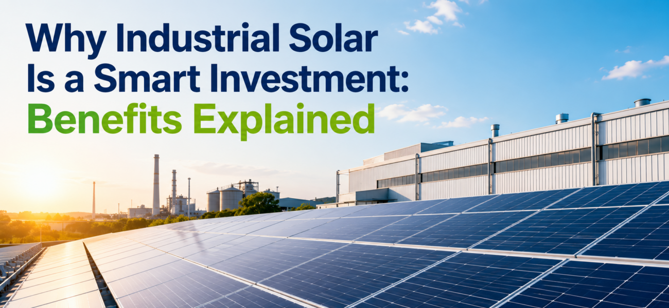 Why Industrial Solar Is a Smart Investment: Benefits Explained Why Industrial Solar Is a Smart Investment