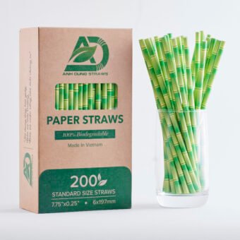 Custom Paper Straws: Branding for Modern Beverage Service Custom Paper Straws