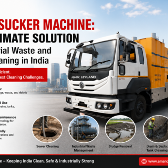 Super Sucker Machine: The Ultimate Solution for Industrial Waste and Sewer Cleaning in India super-sucker-machine
